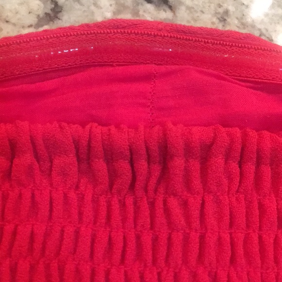 Cute H&M Strapless Peplum Top - Picture 6 of 8